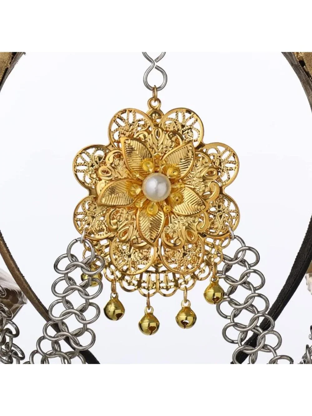 Goddess Halo Crown Headband with Spikes & Zip Ties - Sunburst Style Hair